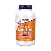 NOW Foods Supplements, Lecithin 1200 mg with naturally occurring Phosphatidyl Choline, 200 Softgels 200 Count (Pack of 1)